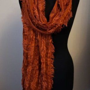 Beautiful Rust Orange Scarf
